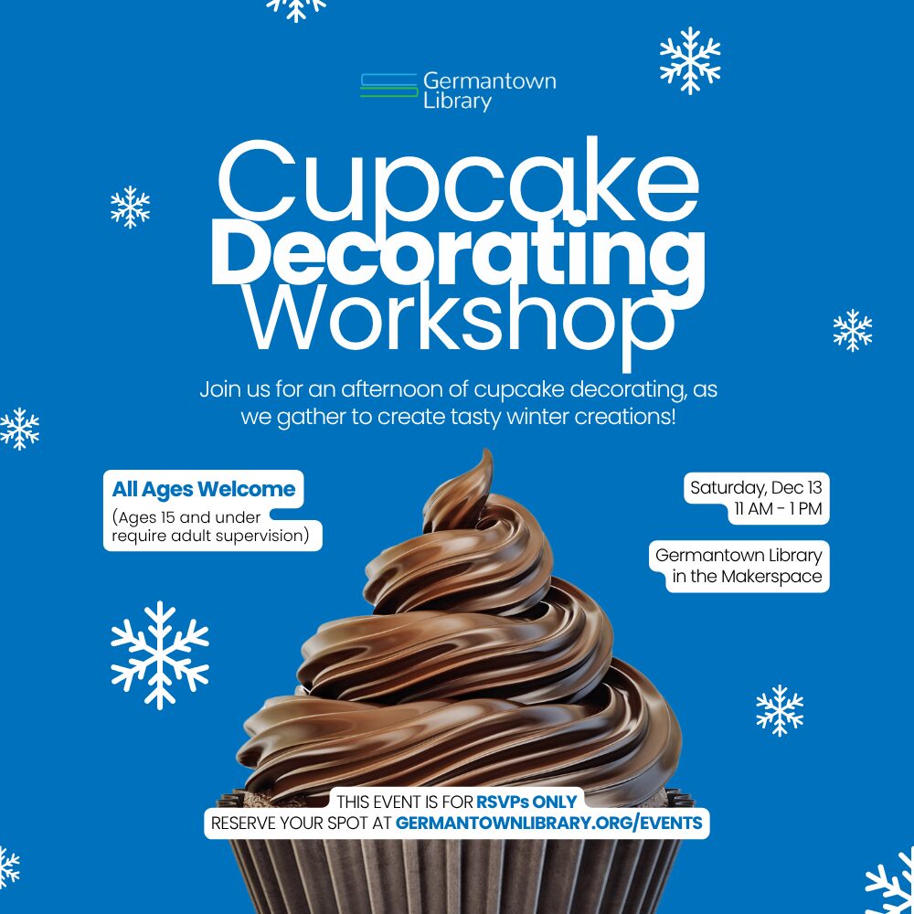 Free Cupcake Decoration Workshop at the Germantown Library